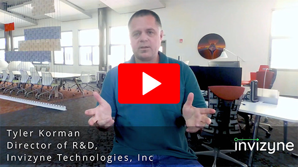 Click to hear Director of R&D Tyler Korman talk about Invizyne Technologies 